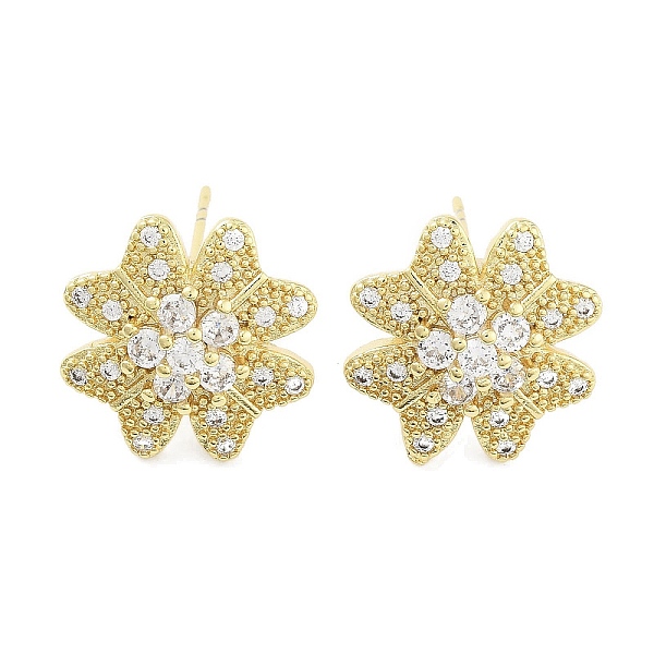 PandaHall Brass Micro Pave Clear Cubic Zirconia Stud Earrings for Women, Flower, Real 18K Gold Plated, 14.5x14.5mm Cubic Zirconia Flower...
PandaHall Brass Micro Pave Clear Cubic Zirconia Stud Earrings for Women, Flower, Real 18K Gold Plated, 14.5x14.5mm Cubic Zirconia Flower...