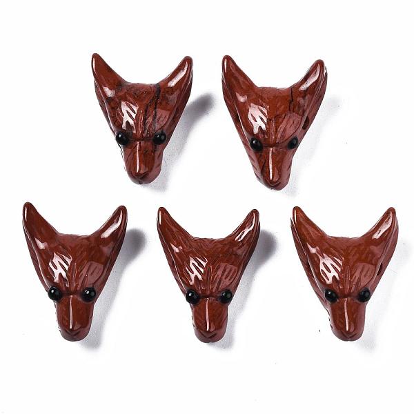 PandaHall Natural Red Jasper Pendants, Top Drilled Beads, with Black Onyx Eye, Wolf Head, 30.5x23.5x11.5~13mm, Hole: 2mm Red Jasper Other...
PandaHall Natural Red Jasper Pendants, Top Drilled Beads, with Black Onyx Eye, Wolf Head, 30.5x23.5x11.5~13mm, Hole: 2mm Red Jasper Other...