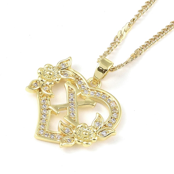 PandaHall 304 Stainless Steel Heart Pendant Necklaces with Cubic Zirconia, Letter Charms, Letter X, 16.54 inch(42cm) 304 Stainless Steel...
PandaHall 304 Stainless Steel Heart Pendant Necklaces with Cubic Zirconia, Letter Charms, Letter X, 16.54 inch(42cm) 304 Stainless Steel...