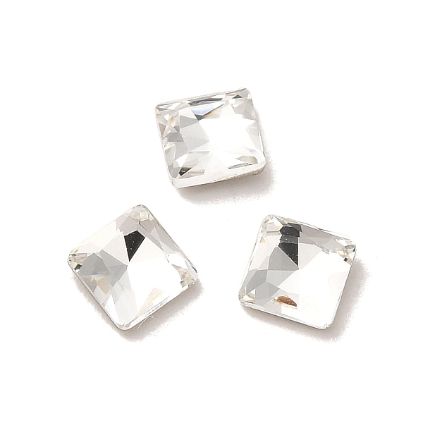 PandaHall Glass Rhinestone Cabochons, Point Back & Back Plated, Faceted, Square, Crystal, 5x5x2mm Glass Rhinestone Square Clear
PandaHall Glass Rhinestone Cabochons, Point Back & Back Plated, Faceted, Square, Crystal, 5x5x2mm Glass Rhinestone Square Clear