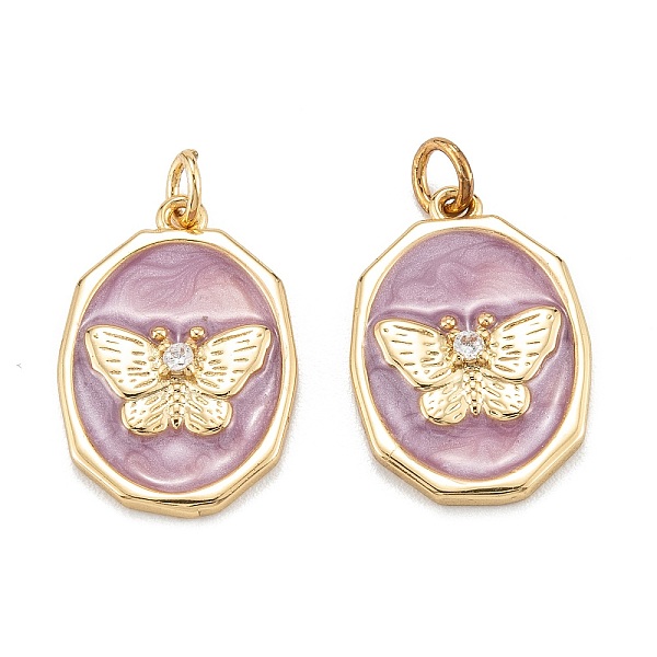 PandaHall Brass Micro Pave Clear Cubic Zirconia Pendants, with Enamel and Jump Rings, Polygon with Butterfly, Real 18K Gold Plated..., Purple
PandaHall Brass Micro Pave Clear Cubic Zirconia Pendants, with Enamel and Jump Rings, Polygon with Butterfly, Real 18K Gold Plated..., Purple