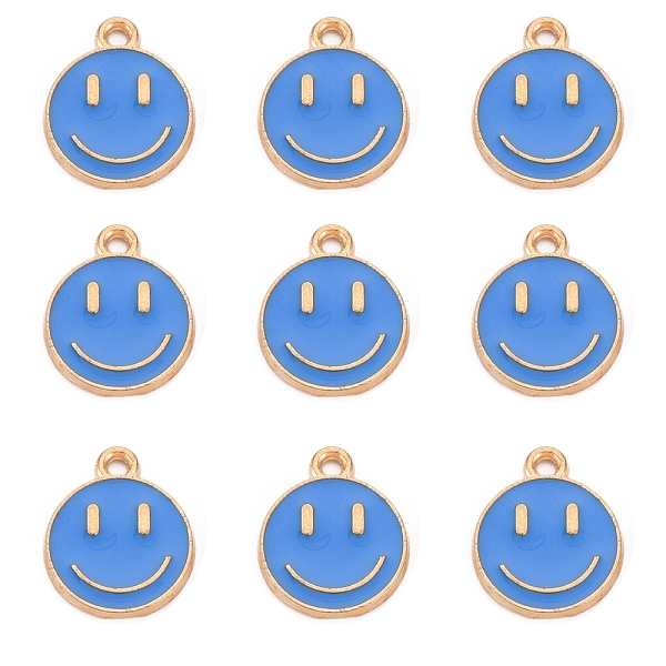 PandaHall Alloy Enamel Charms, Flat Round with Smiling Face, Royal Blue, 14.5x12x1.5mm, Hole: 1.5mm Alloy+Enamel Flat Round
PandaHall Alloy Enamel Charms, Flat Round with Smiling Face, Royal Blue, 14.5x12x1.5mm, Hole: 1.5mm Alloy+Enamel Flat Round