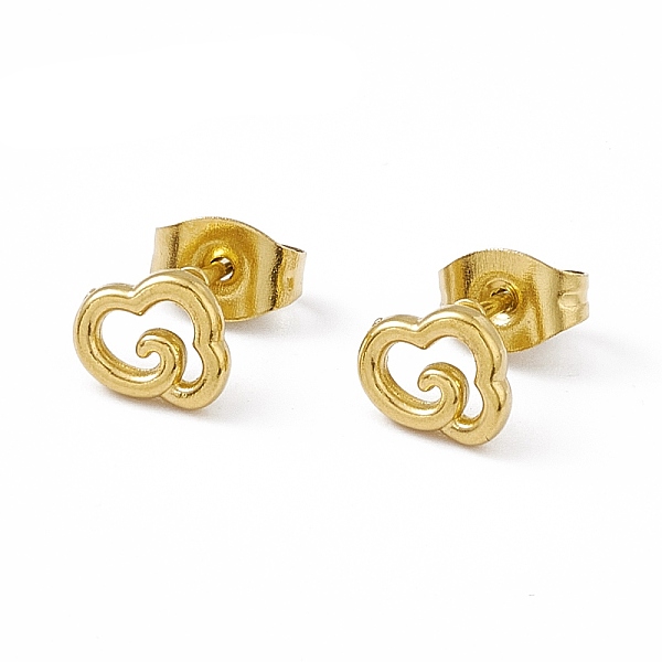 PandaHall Vacuum Plating 304 Stainless Steel Tiny Cloud Stud Earrings for Women, Golden, 6x7mm, Pin: 0.8mm 304 Stainless Steel Cloud
PandaHall Vacuum Plating 304 Stainless Steel Tiny Cloud Stud Earrings for Women, Golden, 6x7mm, Pin: 0.8mm 304 Stainless Steel Cloud