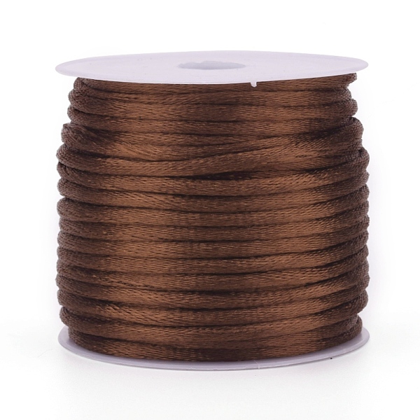 PandaHall Nylon Cord, Satin Rattail Cord, for Beading Jewelry Making, Chinese Knotting, Camel, 2mm, about 10.93 yards(10m)/roll Nylon Brown
PandaHall Nylon Cord, Satin Rattail Cord, for Beading Jewelry Making, Chinese Knotting, Camel, 2mm, about 10.93 yards(10m)/roll Nylon Brown