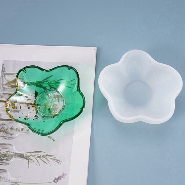 PandaHall Flower Plate Silicone Molds, Resin Casting Molds, For UV Resin, Epoxy Resin Jewelry Making, White, 90x33mm Silicone Flower White
PandaHall Flower Plate Silicone Molds, Resin Casting Molds, For UV Resin, Epoxy Resin Jewelry Making, White, 90x33mm Silicone Flower White