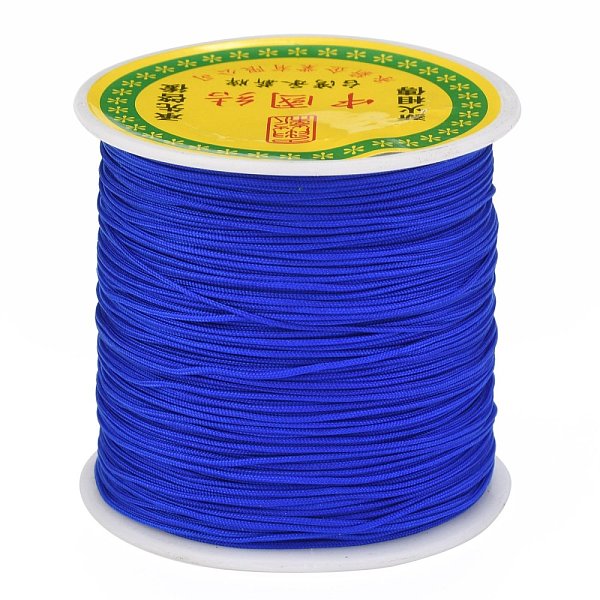 PandaHall Braided Nylon Thread, Chinese Knotting Cord Beading Cord for Beading Jewelry Making, Blue, 0.8mm, about 100yards/roll Nylon Blue
PandaHall Braided Nylon Thread, Chinese Knotting Cord Beading Cord for Beading Jewelry Making, Blue, 0.8mm, about 100yards/roll Nylon Blue