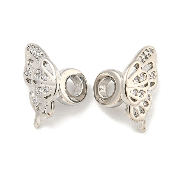 PandaHall Brass Cubic Zirconia Beads, Long-Lasting Plated, Lead Free & Cadmium Free, Butterfly, Platinum, 15x8x9mm, Hole: 3mm Brass+Cubic..., Clear
PandaHall Brass Cubic Zirconia Beads, Long-Lasting Plated, Lead Free & Cadmium Free, Butterfly, Platinum, 15x8x9mm, Hole: 3mm Brass+Cubic..., Clear