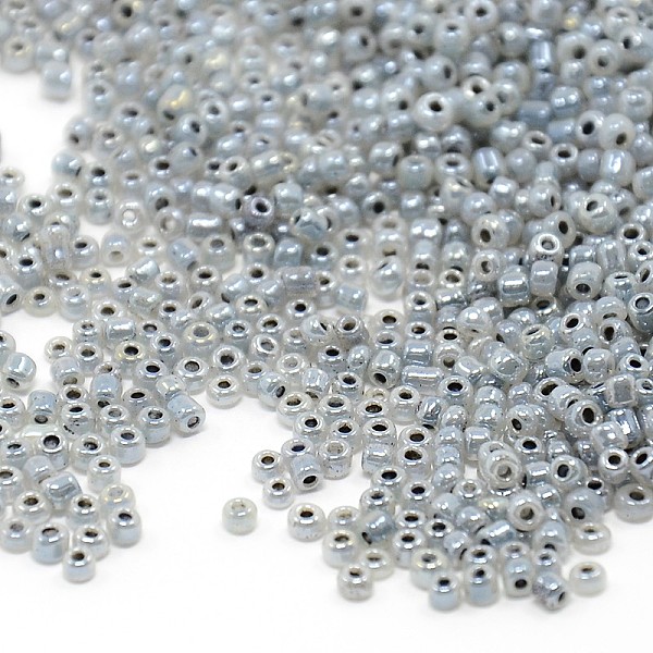 PandaHall Glass Seed Beads, Ceylon, Round, Dark Gray, 2mm, Hole: 1mm, about 3000pcs/50g Glass
PandaHall Glass Seed Beads, Ceylon, Round, Dark Gray, 2mm, Hole: 1mm, about 3000pcs/50g Glass