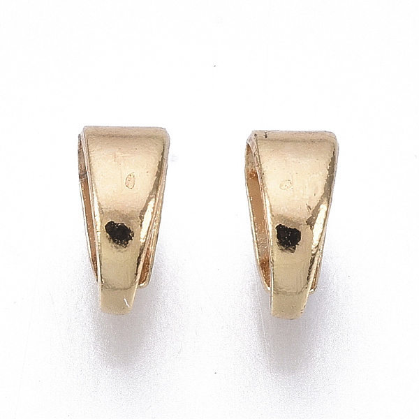 PandaHall Brass Snap on Bails, Nickel Free, Real 18K Gold Plated, 6x4x3mm, Hole: 5x3mm Brass
PandaHall Brass Snap on Bails, Nickel Free, Real 18K Gold Plated, 6x4x3mm, Hole: 5x3mm Brass