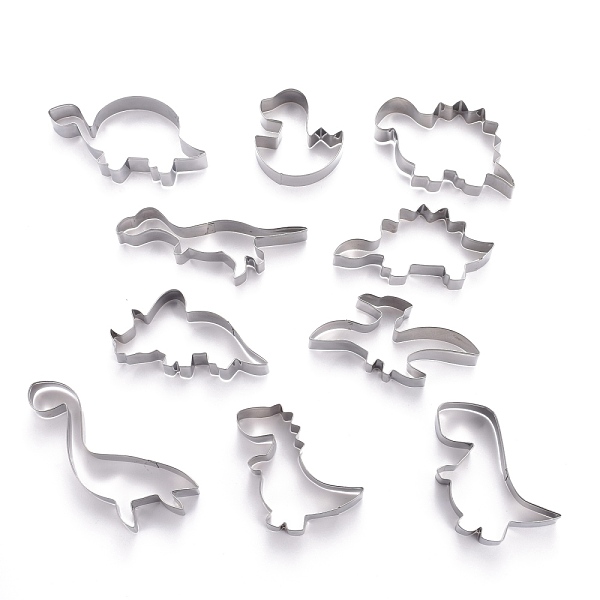 PandaHall Stainless Steel Mixed Dinosaur Shaped Cookie Candy Food Cutters Molds, for DIY, Kitchen, Baking, Kids Dinosaur Theme Birthday...
PandaHall Stainless Steel Mixed Dinosaur Shaped Cookie Candy Food Cutters Molds, for DIY, Kitchen, Baking, Kids Dinosaur Theme Birthday...