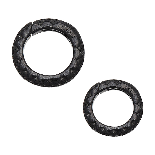 PandaHall Unicraftale 2Pcs 2 Styles 304 Stainless Steel Spring Gate Rings, O Rings, Ion Plating (IP), Gunmetal, 7 Gauge, 18~21.5x3.5mm...
PandaHall Unicraftale 2Pcs 2 Styles 304 Stainless Steel Spring Gate Rings, O Rings, Ion Plating (IP), Gunmetal, 7 Gauge, 18~21.5x3.5mm...