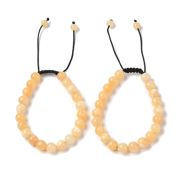 PandaHall 8mm Round Natural Yellow Jade Braided Bead Bracelets, Adjustable Nylon Cord Bracelets for Women Men, Inner Diameter: 1-7/8~2-7/8...
PandaHall 8mm Round Natural Yellow Jade Braided Bead Bracelets, Adjustable Nylon Cord Bracelets for Women Men, Inner Diameter: 1-7/8~2-7/8...