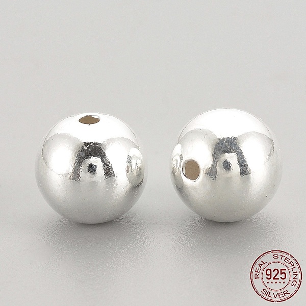 PandaHall 925 Sterling Silver Beads, Round, Silver, 4x4mm, Hole: 1mm Sterling Silver Round Silver
PandaHall 925 Sterling Silver Beads, Round, Silver, 4x4mm, Hole: 1mm Sterling Silver Round Silver