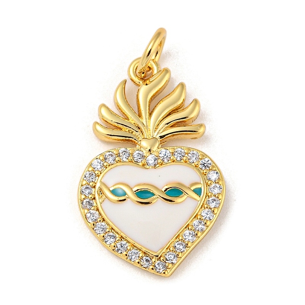 PandaHall Rack Plating Brass Micro Pave Cubic Zirconia Pendants, with Enamel & Jump Ring, Cadmium Free & Lead Free, Long-Lasting Plated...
PandaHall Rack Plating Brass Micro Pave Cubic Zirconia Pendants, with Enamel & Jump Ring, Cadmium Free & Lead Free, Long-Lasting Plated...