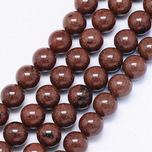 PandaHall Natural Mahogany Obsidian Bead Strands, Round, 8mm, Hole: 1mm, about 50pcs/strand, 15.74 inch Mahogany Obsidian Round Red
PandaHall Natural Mahogany Obsidian Bead Strands, Round, 8mm, Hole: 1mm, about 50pcs/strand, 15.74 inch Mahogany Obsidian Round Red