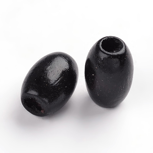 PandaHall Dyed Natural Wood Beads, Egg Shaped Rugby Wood Beads, Oval/Oblong, Lead Free, Black, 15x7~8mm, Hole: 3mm, about 3800pcs/1000g...
PandaHall Dyed Natural Wood Beads, Egg Shaped Rugby Wood Beads, Oval/Oblong, Lead Free, Black, 15x7~8mm, Hole: 3mm, about 3800pcs/1000g...