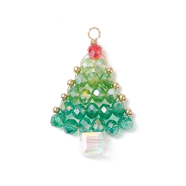 PandaHall Christmas Theme Glass Seed Beads Pendants, with Golden Brass Findings, Tree, Medium Turquoise, 33x21x6mm, Hole: 2.3mm Brass+Glass...
PandaHall Christmas Theme Glass Seed Beads Pendants, with Golden Brass Findings, Tree, Medium Turquoise, 33x21x6mm, Hole: 2.3mm Brass+Glass...
