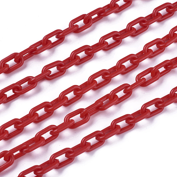PandaHall ABS Plastic Cable Chains, Oval, Red, 13.5~14x8x2mm, 14.9 inch~15.35 inch(38~39cm)/strand Plastic Red
PandaHall ABS Plastic Cable Chains, Oval, Red, 13.5~14x8x2mm, 14.9 inch~15.35 inch(38~39cm)/strand Plastic Red