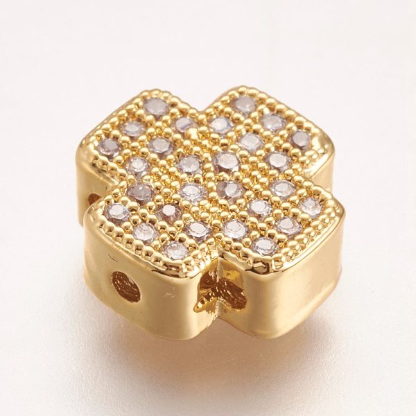 PandaHall Brass Micro Pave Cubic Zirconia Pendants, Multi-strand Links, Cross, Hollow, Mixed Color, 10x10x4mm, Hole: 1mm Brass+Cubic...
PandaHall Brass Micro Pave Cubic Zirconia Pendants, Multi-strand Links, Cross, Hollow, Mixed Color, 10x10x4mm, Hole: 1mm Brass+Cubic...