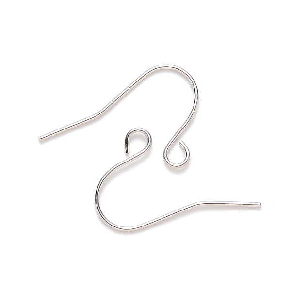 PandaHall 304 Stainless Steel Earring Hooks, Ear Wire, with Horizontal Loop, Stainless Steel Color, 13x22mm, Hole: 2mm, 21 Gauge, Pin: 0.7mm...
PandaHall 304 Stainless Steel Earring Hooks, Ear Wire, with Horizontal Loop, Stainless Steel Color, 13x22mm, Hole: 2mm, 21 Gauge, Pin: 0.7mm...