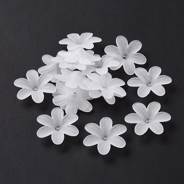 PandaHall 6-Petal Transparent Acrylic Bead Caps, Frosted, Flower, WhiteSmoke, 25.5x23x5.5mm, Hole: 1.6mm Acrylic White
PandaHall 6-Petal Transparent Acrylic Bead Caps, Frosted, Flower, WhiteSmoke, 25.5x23x5.5mm, Hole: 1.6mm Acrylic White