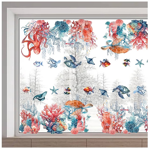 PandaHall PVC Window Static Stickers, Rectangle Shape, for Window Decoration, Fish, 380x1160mm PVC Fish
PandaHall PVC Window Static Stickers, Rectangle Shape, for Window Decoration, Fish, 380x1160mm PVC Fish