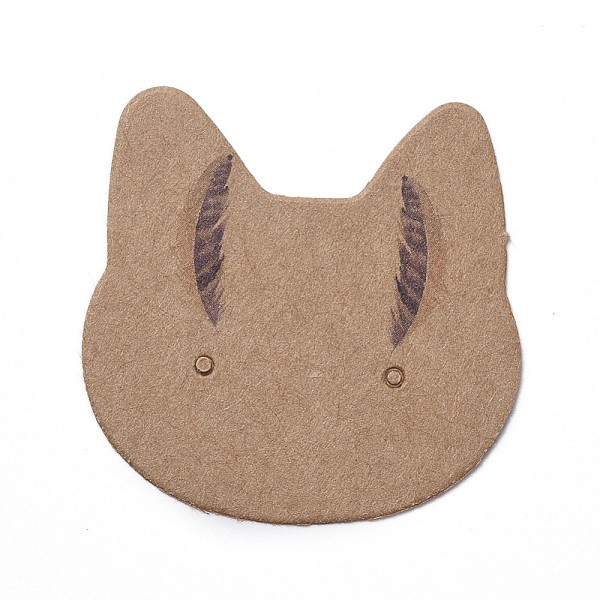 PandaHall Cardboard Earring Display Cards, Rabbit Head, BurlyWood, 35x35x0.4mm, Hole: 1.2mm Paper Cat Shape Orange
PandaHall Cardboard Earring Display Cards, Rabbit Head, BurlyWood, 35x35x0.4mm, Hole: 1.2mm Paper Cat Shape Orange