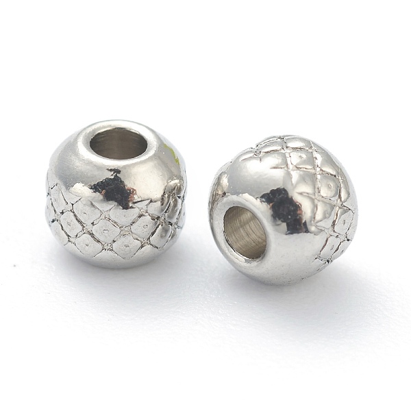 PandaHall 202 Stainless Steel Beads, Rondelle, Fancy Cut, Stainless Steel Color, 4x3.5mm, Hole: 1.5mm 202 Stainless Steel Rondelle
PandaHall 202 Stainless Steel Beads, Rondelle, Fancy Cut, Stainless Steel Color, 4x3.5mm, Hole: 1.5mm 202 Stainless Steel Rondelle
