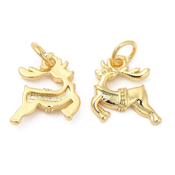 PandaHall Christmas Rack Plating Brass Pendants, with Jump Ring, Lead Free & Cadmium Free, Long-Lasting Plated, Deer Charm, Real 18K Gold...
PandaHall Christmas Rack Plating Brass Pendants, with Jump Ring, Lead Free & Cadmium Free, Long-Lasting Plated, Deer Charm, Real 18K Gold...