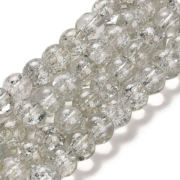 PandaHall Baking Painted Transparent Crackle Glass Round Bead Strands, Light Grey, 6.5mm, Hole: 1.5mm, about 135~140pcs/strand, 31.4 inch..., Gray
PandaHall Baking Painted Transparent Crackle Glass Round Bead Strands, Light Grey, 6.5mm, Hole: 1.5mm, about 135~140pcs/strand, 31.4 inch..., Gray