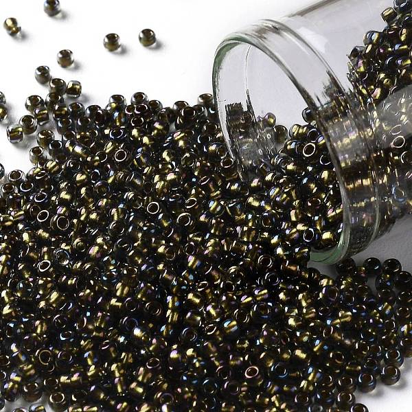 PandaHall TOHO Round Seed Beads, Japanese Seed Beads, (271) Inside Color AB Black Diamond/Bronze Lined, 11/0, 2.2mm, Hole: 0.8mm, about..., Gray
PandaHall TOHO Round Seed Beads, Japanese Seed Beads, (271) Inside Color AB Black Diamond/Bronze Lined, 11/0, 2.2mm, Hole: 0.8mm, about..., Gray