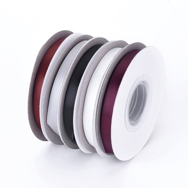 PandaHall Single Face Polyester Satin Ribbons, for Gift Packing, Party Decorate, Jewelry Making, Mixed Color, 10mm, about 20yard/roll..., Multicolor
PandaHall Single Face Polyester Satin Ribbons, for Gift Packing, Party Decorate, Jewelry Making, Mixed Color, 10mm, about 20yard/roll..., Multicolor