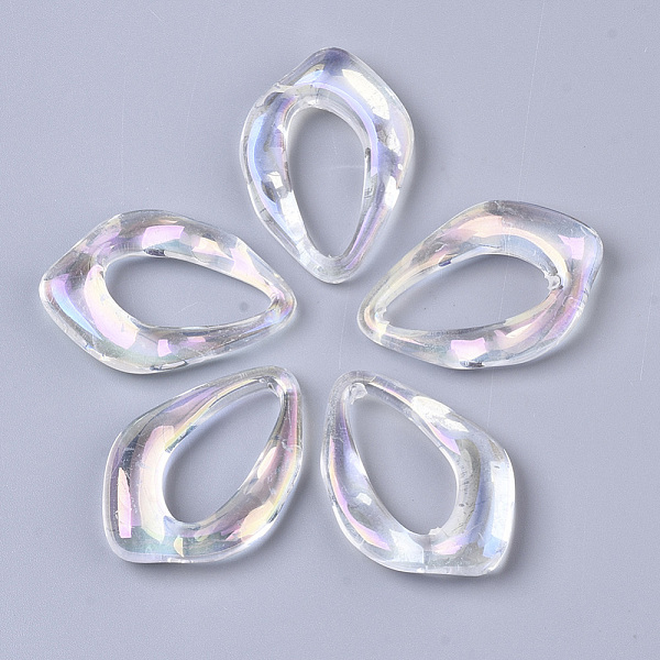 PandaHall Transparent Acrylic Pendants, AB Color Plated, Teardrop, Clear AB, 35.5x24.5x7mm, Hole: 10x22mm Acrylic Teardrop White
PandaHall Transparent Acrylic Pendants, AB Color Plated, Teardrop, Clear AB, 35.5x24.5x7mm, Hole: 10x22mm Acrylic Teardrop White
