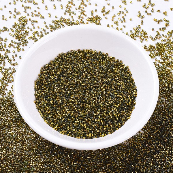 PandaHall MIYUKI Delica Beads, Cylinder, Japanese Seed Beads, 11/0, (DB0604) Dyed Silver Lined Golden Olive, 1.3x1.6mm, Hole: 0.8mm, about..., Gold
PandaHall MIYUKI Delica Beads, Cylinder, Japanese Seed Beads, 11/0, (DB0604) Dyed Silver Lined Golden Olive, 1.3x1.6mm, Hole: 0.8mm, about..., Gold