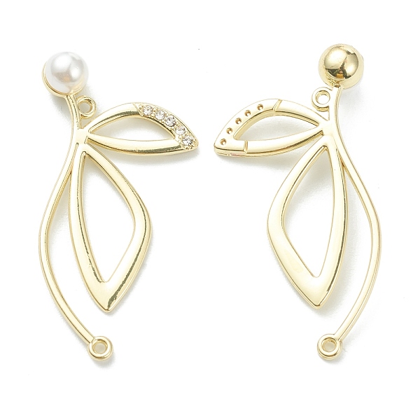 PandaHall Alloy Pendants with Acrylic Pearl Beads, Leaf, Light Gold, 41x20x7.5mm, Hole: 1.2mm Alloy Leaf
PandaHall Alloy Pendants with Acrylic Pearl Beads, Leaf, Light Gold, 41x20x7.5mm, Hole: 1.2mm Alloy Leaf