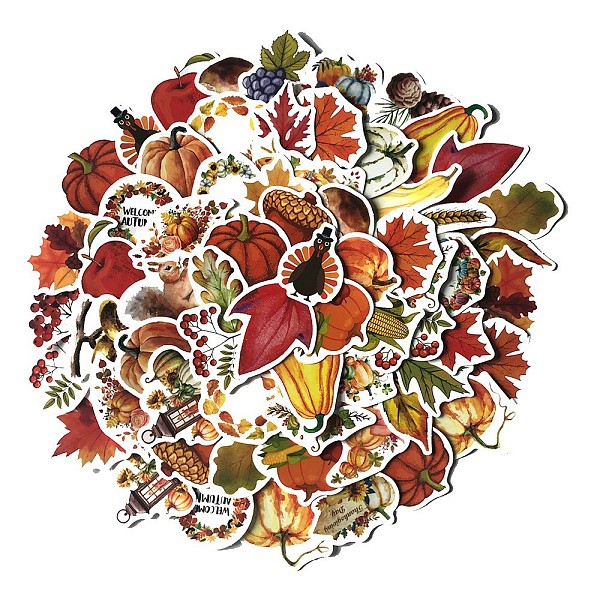PandaHall Thanksgiving Day PVC Plastic Sticker Labels, Self-adhesion, for Suitcase, Skateboard, Refrigerator, Helmet, Mobile Phone Shell..., Multicolor
PandaHall Thanksgiving Day PVC Plastic Sticker Labels, Self-adhesion, for Suitcase, Skateboard, Refrigerator, Helmet, Mobile Phone Shell..., Multicolor