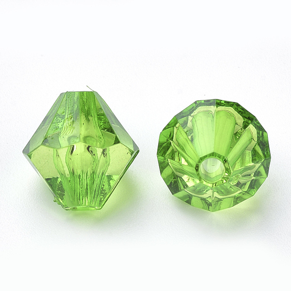 PandaHall Transparent Acrylic Beads, Bicone, Lime Green, 4x4mm, Hole: 1.2mm, about 690pcs/20g Acrylic Bicone Green
PandaHall Transparent Acrylic Beads, Bicone, Lime Green, 4x4mm, Hole: 1.2mm, about 690pcs/20g Acrylic Bicone Green