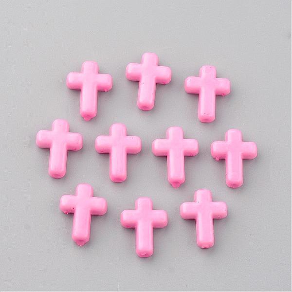PandaHall Opaque Acrylic Beads, Cross, Pink, 16x12x4.5mm, about 1230pcs/500g Acrylic Cross Pink
PandaHall Opaque Acrylic Beads, Cross, Pink, 16x12x4.5mm, about 1230pcs/500g Acrylic Cross Pink