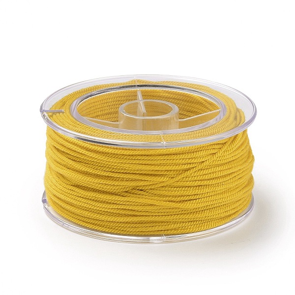 PandaHall Macrame Cotton Cord, Braided Rope, with Plastic Reel, for Wall Hanging, Crafts, Gift Wrapping, Gold, 1.5mm, about 21.87 Yards...
PandaHall Macrame Cotton Cord, Braided Rope, with Plastic Reel, for Wall Hanging, Crafts, Gift Wrapping, Gold, 1.5mm, about 21.87 Yards...