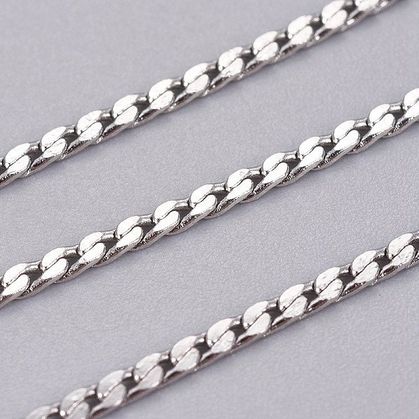 PandaHall 304 Stainless Steel Curb Chains, Soldered, with Spool, Stainless Steel Color, 3.4x1.9x0.8mm, about 65.61 Feet(20m)/roll 304...
PandaHall 304 Stainless Steel Curb Chains, Soldered, with Spool, Stainless Steel Color, 3.4x1.9x0.8mm, about 65.61 Feet(20m)/roll 304...