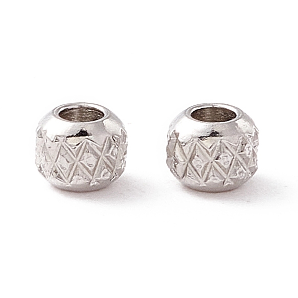 PandaHall 201 Stainless Steel Beads, Round, Stainless Steel Color, 3x2.5mm, Hole: 1.2mm 201 Stainless Steel Round
PandaHall 201 Stainless Steel Beads, Round, Stainless Steel Color, 3x2.5mm, Hole: 1.2mm 201 Stainless Steel Round