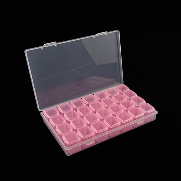 PandaHall Transparent Plastic 28 Grids Bead Containers, with Independent Bottles & Lids, Each Row 7 Grids, Rectangle, Pink & Clear...
PandaHall Transparent Plastic 28 Grids Bead Containers, with Independent Bottles & Lids, Each Row 7 Grids, Rectangle, Pink & Clear...