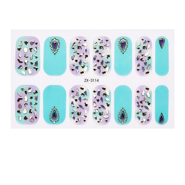 PandaHall Full Cover Nail Stickers, 3D Nail Decals, Self-Adhesive, with Glass & Rhinestone & Plastic, for Nail Tips Decorations, Turquoise..., Green
PandaHall Full Cover Nail Stickers, 3D Nail Decals, Self-Adhesive, with Glass & Rhinestone & Plastic, for Nail Tips Decorations, Turquoise..., Green