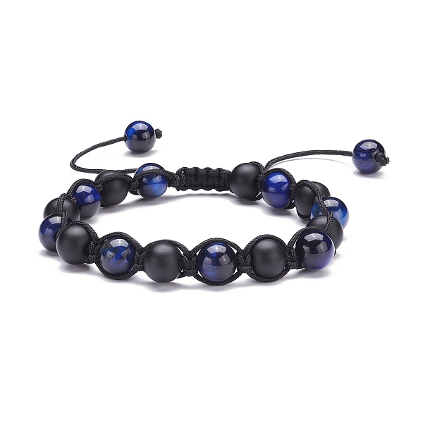 PandaHall Round Stone Braided Bead Bracelets Set, Natural Tiger Eye & Synthetic Black Stone Beads Stackable Bracelets for Women, Prussian...
PandaHall Round Stone Braided Bead Bracelets Set, Natural Tiger Eye & Synthetic Black Stone Beads Stackable Bracelets for Women, Prussian...
