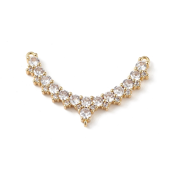 PandaHall Rack Plating Brass Micro Pave Clear Cubic Zirconia Chandelier Component Link, Semi-circle, Cadmium Free & Lead Free, Long-Lasting...
PandaHall Rack Plating Brass Micro Pave Clear Cubic Zirconia Chandelier Component Link, Semi-circle, Cadmium Free & Lead Free, Long-Lasting...