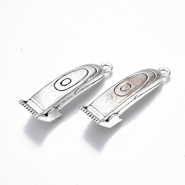 PandaHall Tibetan Style Alloy Pendants, Lead Free & Cadmium Free, Shaver, Antique Silver, 48x12x10mm, Hole: 2.5mm, about 27pcs/500g Alloy...
PandaHall Tibetan Style Alloy Pendants, Lead Free & Cadmium Free, Shaver, Antique Silver, 48x12x10mm, Hole: 2.5mm, about 27pcs/500g Alloy...