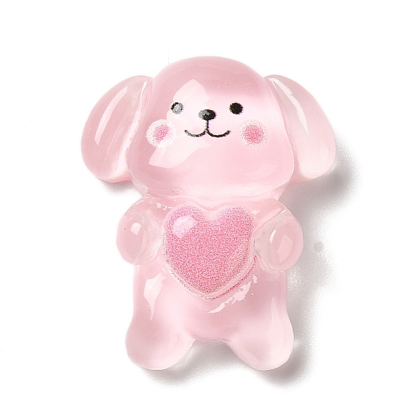 PandaHall Translucent Resin Decoden Cabochons, Cartoon Dog with Heart, Pink, 25x21x9mm Resin Dog Pink
PandaHall Translucent Resin Decoden Cabochons, Cartoon Dog with Heart, Pink, 25x21x9mm Resin Dog Pink