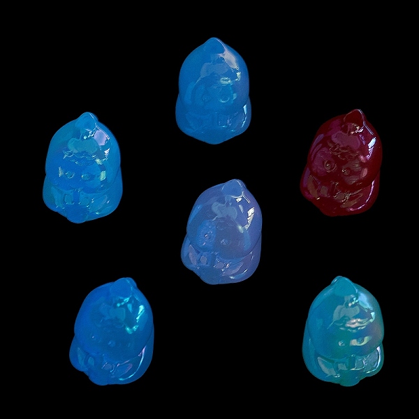 PandaHall Luminous UV Plating Rainbow Iridescent Acrylic Beads, Dinosaur, Mixed Color, 23x15x20.5mm, Hole: 3.5mm Acrylic Dinosaur Multicolor
PandaHall Luminous UV Plating Rainbow Iridescent Acrylic Beads, Dinosaur, Mixed Color, 23x15x20.5mm, Hole: 3.5mm Acrylic Dinosaur Multicolor