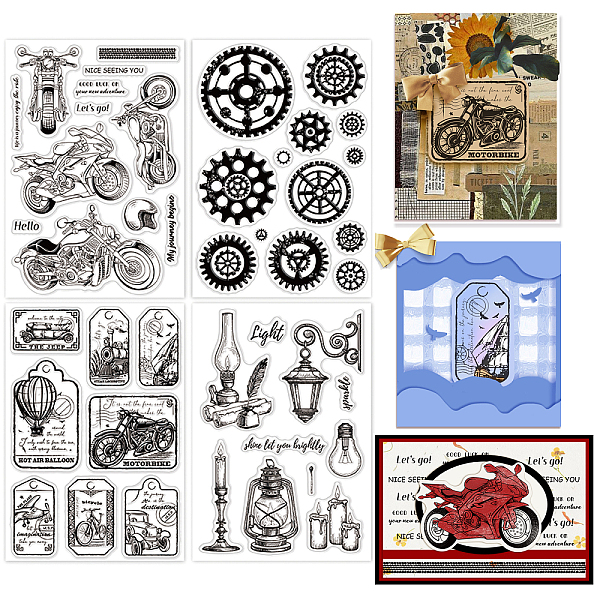 PandaHall Globleland 4 Sheets 4 Styles PVC Plastic Clear Stamps, for DIY Scrapbooking, Photo Album Decorative, Cards Making, Stamp Sheets...
PandaHall Globleland 4 Sheets 4 Styles PVC Plastic Clear Stamps, for DIY Scrapbooking, Photo Album Decorative, Cards Making, Stamp Sheets...