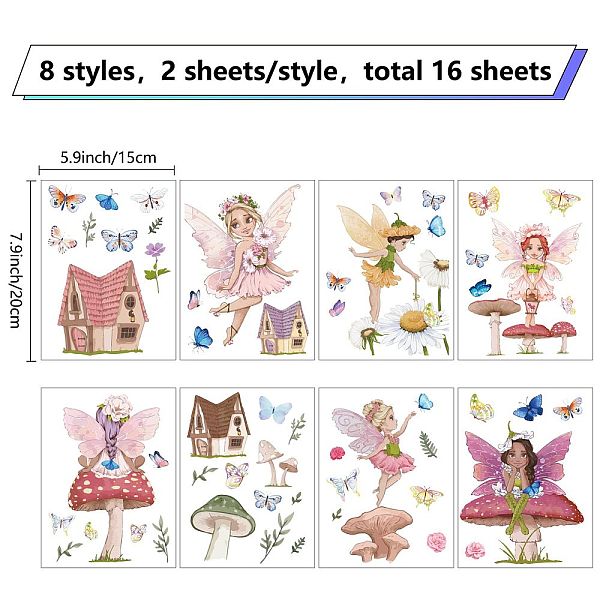 PandaHall CRASPIRE Fairy Wall Decals Butterflies Wall Stickers Mushroom Window Stickers Waterproof Removable Vinyl Wall Art for Classroom...
PandaHall CRASPIRE Fairy Wall Decals Butterflies Wall Stickers Mushroom Window Stickers Waterproof Removable Vinyl Wall Art for Classroom...